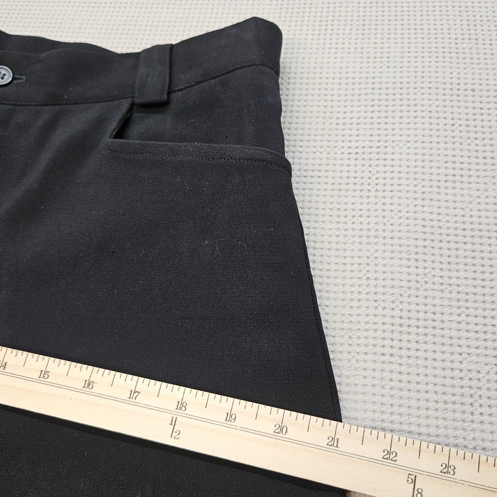 Carmel Zhao USA VTG Black High Waisted Straight Leg Tailored Dress Pants Size 32 - Picture 10 of 14